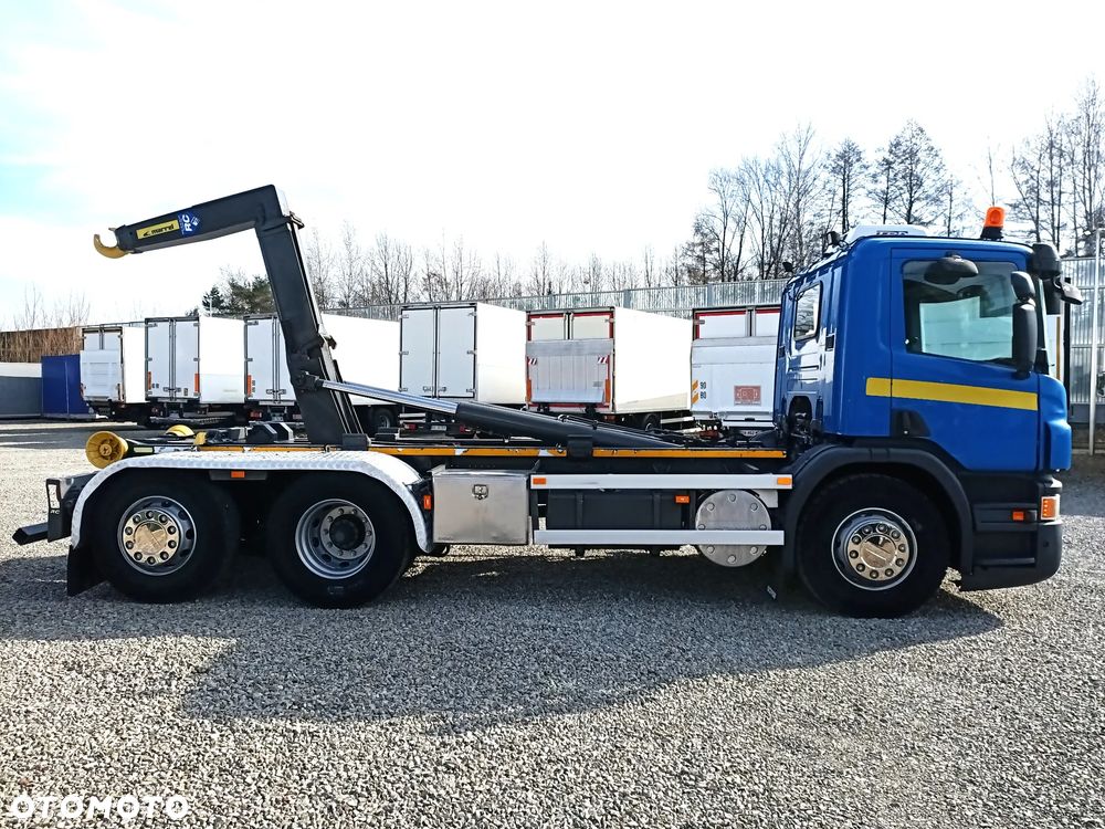 Scania P320 6x2 Hakowiec Marrel , oś skrętna - 10