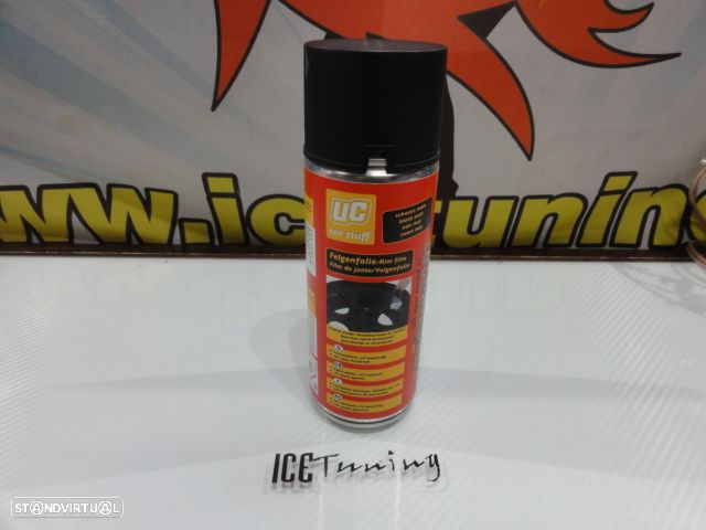 Tinta plástica removível em spray LOW COST em spray 400ml Preto mate ou semi brilho - 2
