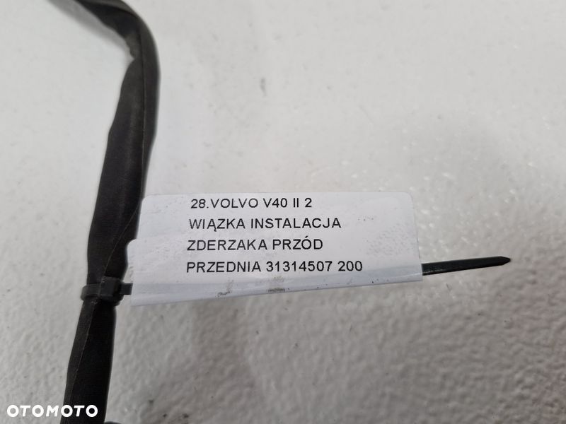 volvo v40 2 ii wiązka instalacja zderzaka przód przednia 31314507 - 8