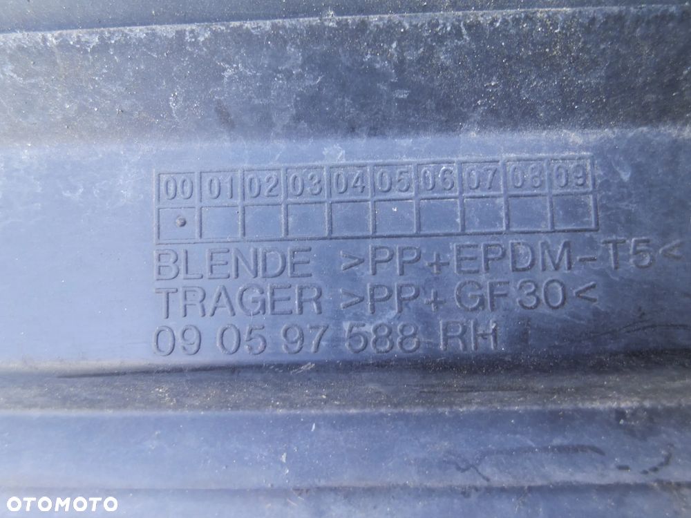 LISTWA DRZWI PRAWY PRZÓD ZAFIRA A 090597588 99-05 - 2