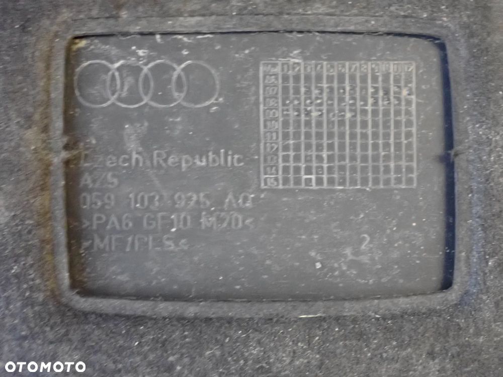 AUDI 3.0 TDI A5 A4 B8 Q5 OSŁONA GÓRNA SILNIKA 059103925AQ - 5