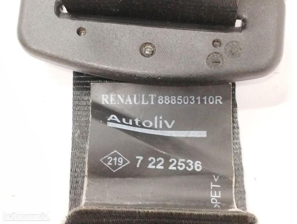 CINTO SEGURANÇA TRASEIRO CENTRAL RENAULT CLIO IV 2017 -888503110R - 3
