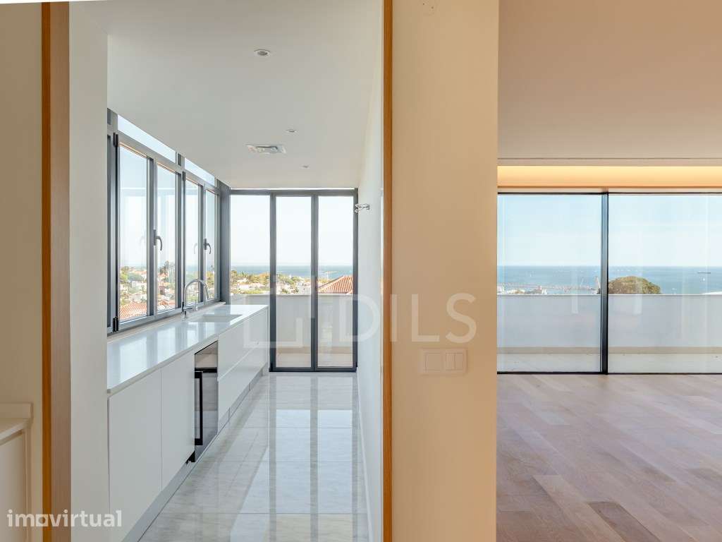 Apartamento T3 com vista mar e terraço no Estoril - Grande imagem: 3/32