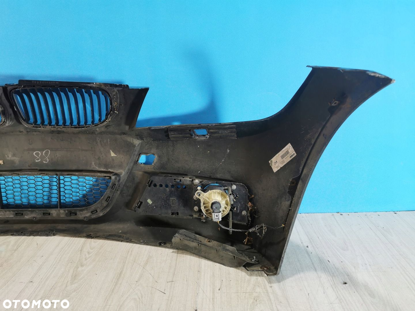 Bmw 3 E90 E91 Lift M-Pakiet zderzak przód spryski 475/9 Blacksaphire - 5
