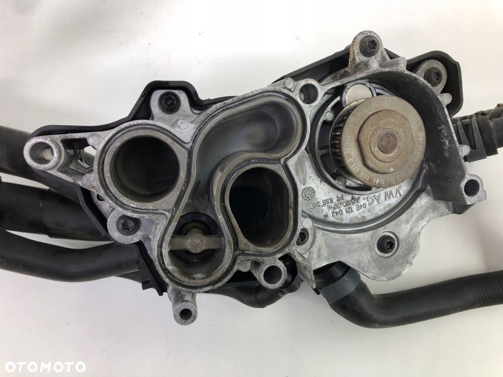 VW AUDI SKODA POMPA WODY PRZEWODY WODY 04E121042 5Q0122073 - 10