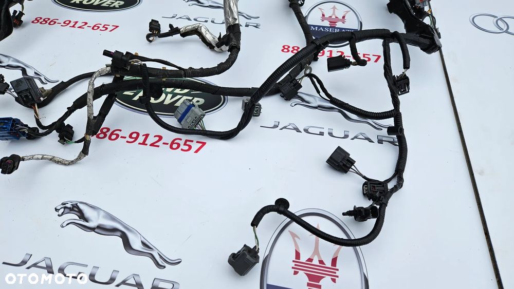 Jaguar XJ 351 LIFT 2015-2019 3.0 SC 306PS 340 KM  Instalacja silnika Wiązka Przewody GX53-12C508-BB - 8