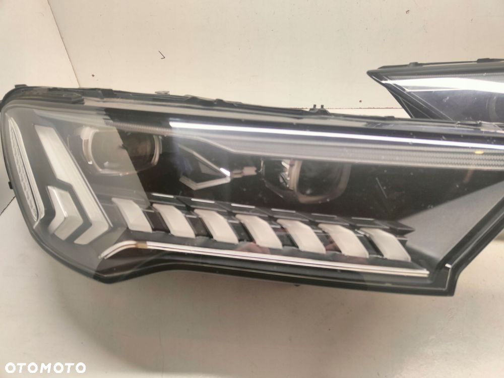 audi q7 lift laser komplet lamp przednich 4m0941086c, 4m0941085c - 2