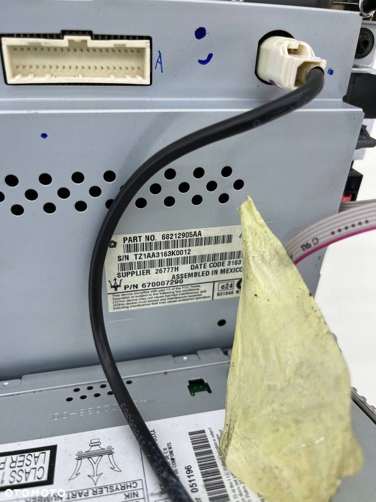 MASERATI QUATTROPORTE VI RADIO EKRAN WYŚWIETLACZ NAWIGACJI 670007290 - 14