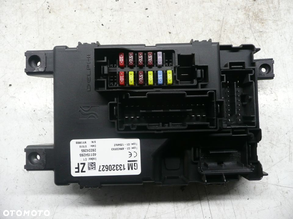 OPEL CORSA D 06-10 SKRZYNKA MODUŁ BSI 13320627 - 3