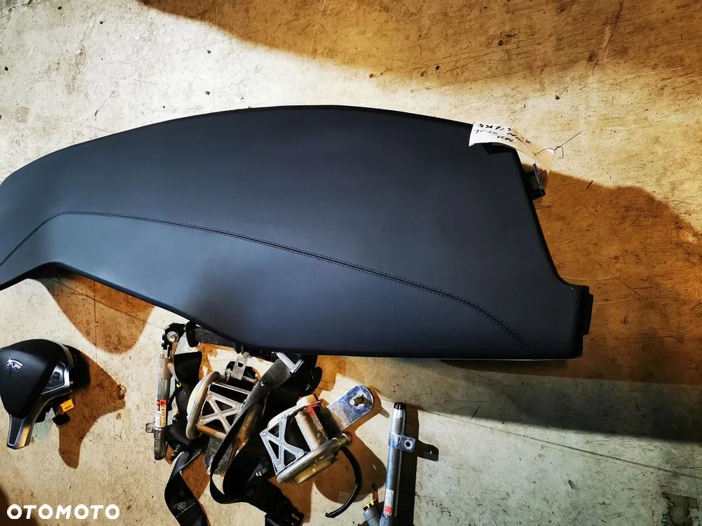 Tesla Model S DESKA ROZDZIELCZA konsola kokpit pulpit poduszki airbag pasy KOMPLET ORYGINALNY - 3