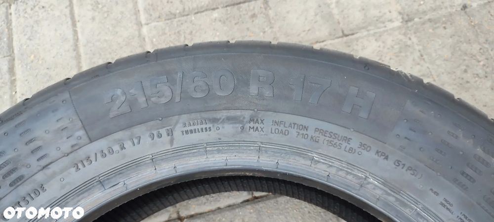 OPONY LETNIE 215/60R17 CONTINENTAL CONTI ECOCONTACT 5 (4317) LATO 4 SZTUKI KOMPLET - 6