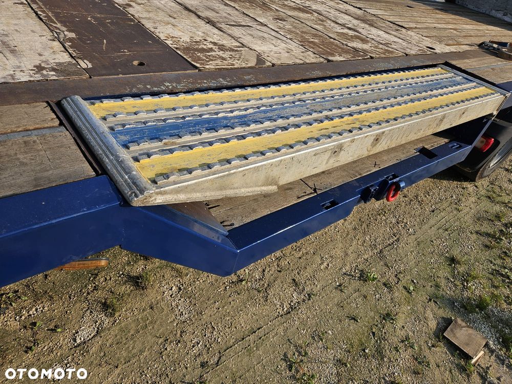 Lag platforma niskopodwoziowa zagłębienia na kombajn, ładowarkę, dźwig, ciągnik siodłowy, 13,5m pokładu - 10