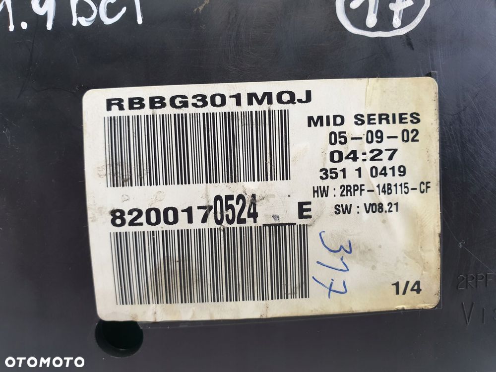 Renault Megane II 1.9 DCI ZEGARY LICZNIK europa - 5