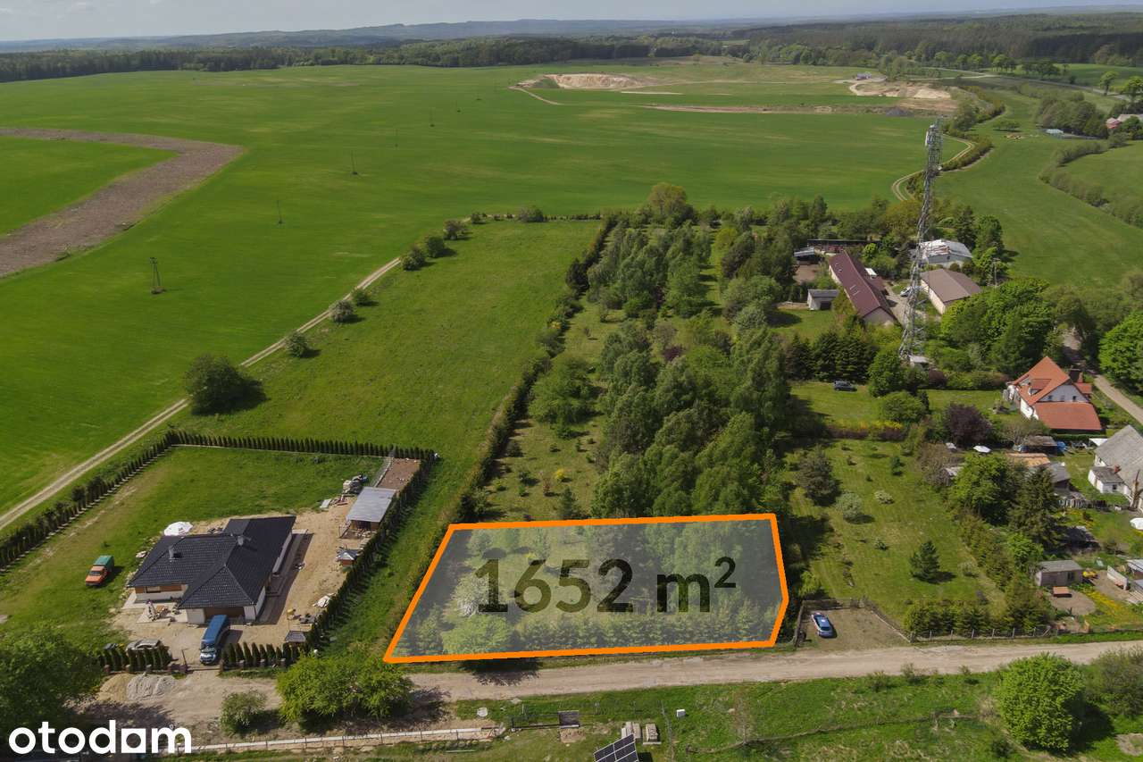 Malownicza działka w Kościernicy, gm. Polanów - Pełny obrazek: 3/4