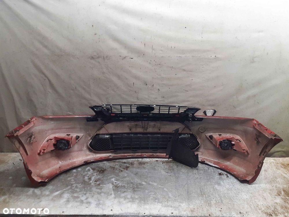 ^ ZDERZAK PRZÓD PRZEDNI FORD FOCUS MK.2 2 II LIFT FL ST LINE RS N7 BORDO BORDOWY HALOGENY - 5