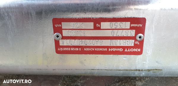 Punte knott 1350 kg cu sistem de franare