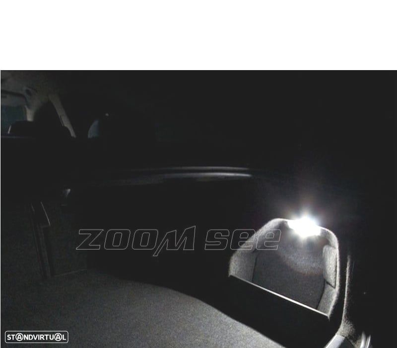KIT COMPLETO 10 LAMPADAS LED INTERIOR PARA SEAT TOLEDO 3 MK3 5 P 5P2 05-09 - 3