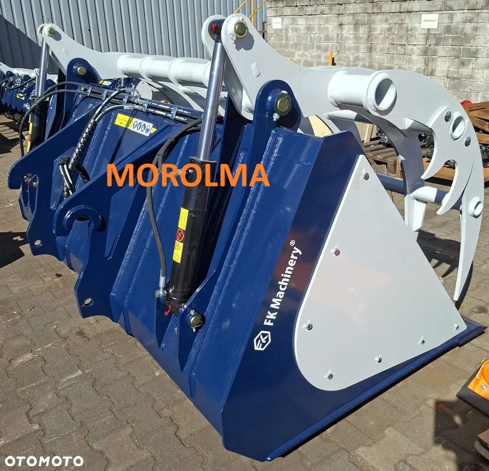 Łyżka z dociskiem łyżkokrokodyl GOLIAT FK MACHINERY 1116kg 1,92m max szczęk łyżkokrokodyl szuflokrokodyl - 2