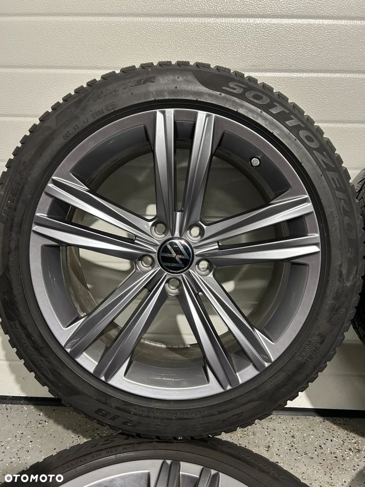 Oryginalne koła zimowe FELGI 18 VW ARTEON Pirelli 245/45R18 2021r. jak NOWE - 4