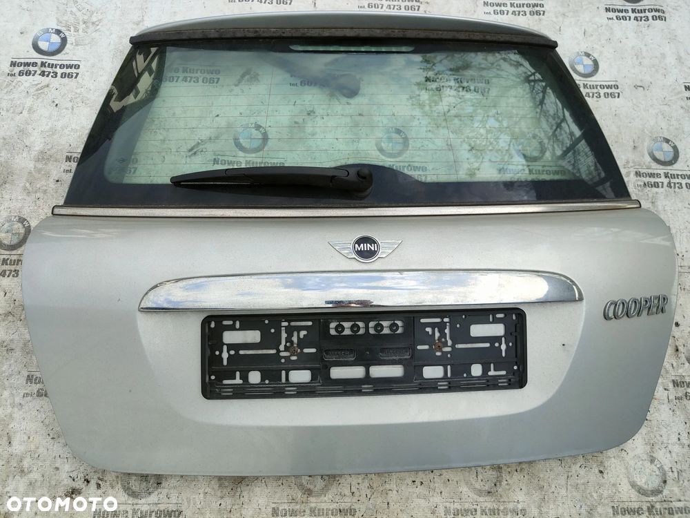 MINI Cooper R56 LCi Lifting Klapa bagażnika  Pure Silver Lakier 900 - 3