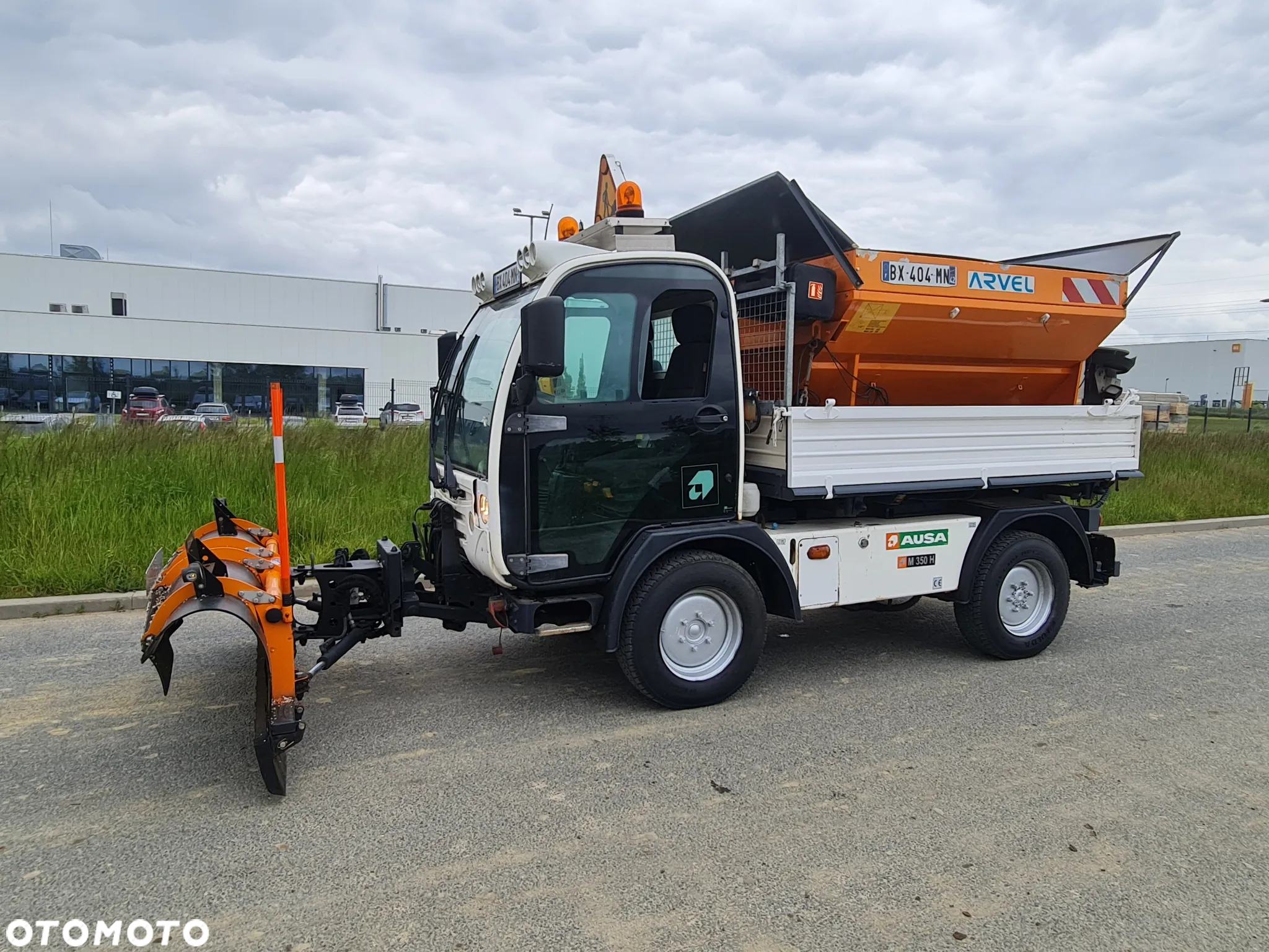 Multicar Tremo 2011 Ausa M350H Wywrotka 4x4 Solarka Arvel Pług Ladog Kompletny Zestaw - 3