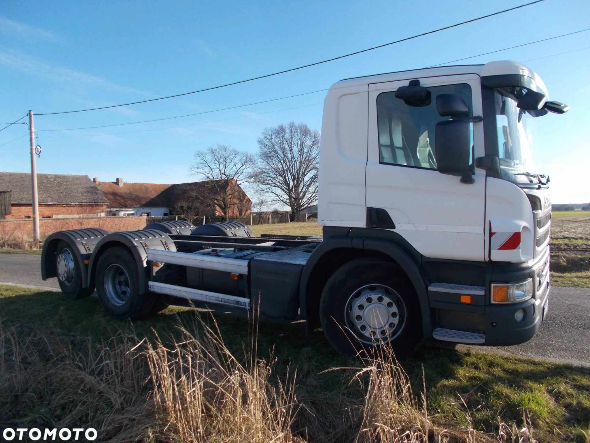 Scania P280 Rama Do Zabudowy 2014/2015 rok // Krótki Rozstaw Osi 375cm // 214 tyś km // Oś Skrętna 6x2 - 4