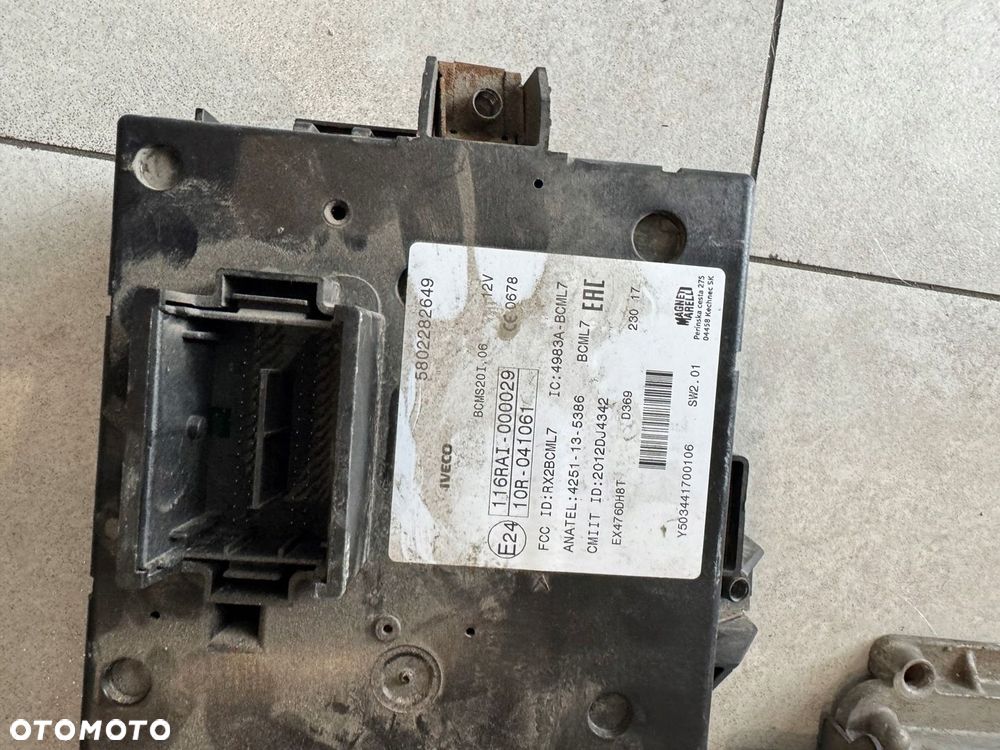 Iveco Daily 2,3 E6 zestaw sterownik 0281032557 - 4