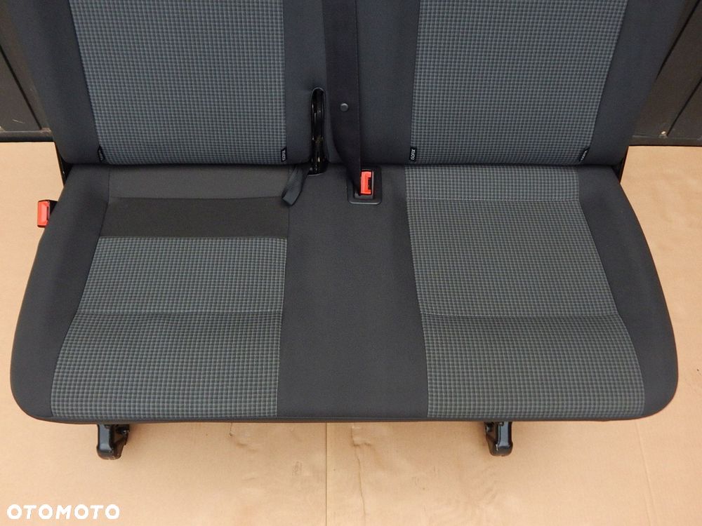 vw t5 lift t6 t6.1 fotel kanapa ławka dwójka tył 2 rząd double grid - 2