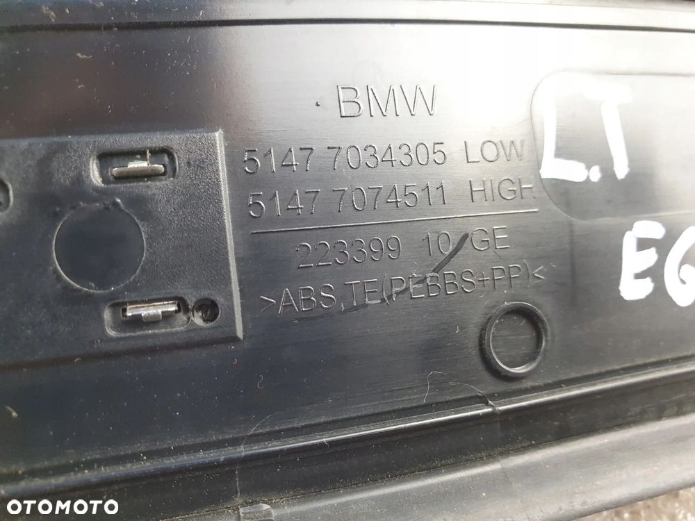 BMW E60 E61 LISTWA PROGOWA LEWY TYŁ 7034305 - 6