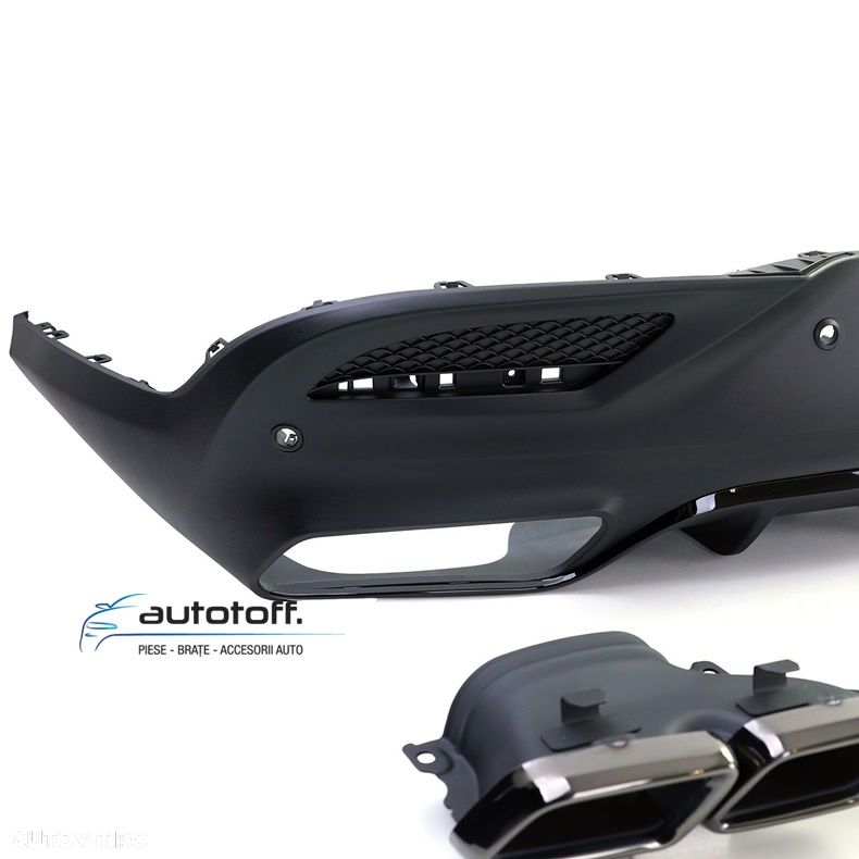 Difuzor Mercedes GLE Coupe compatibil cu GLE C292 (15-18) GLE63 Design Full Black - 6