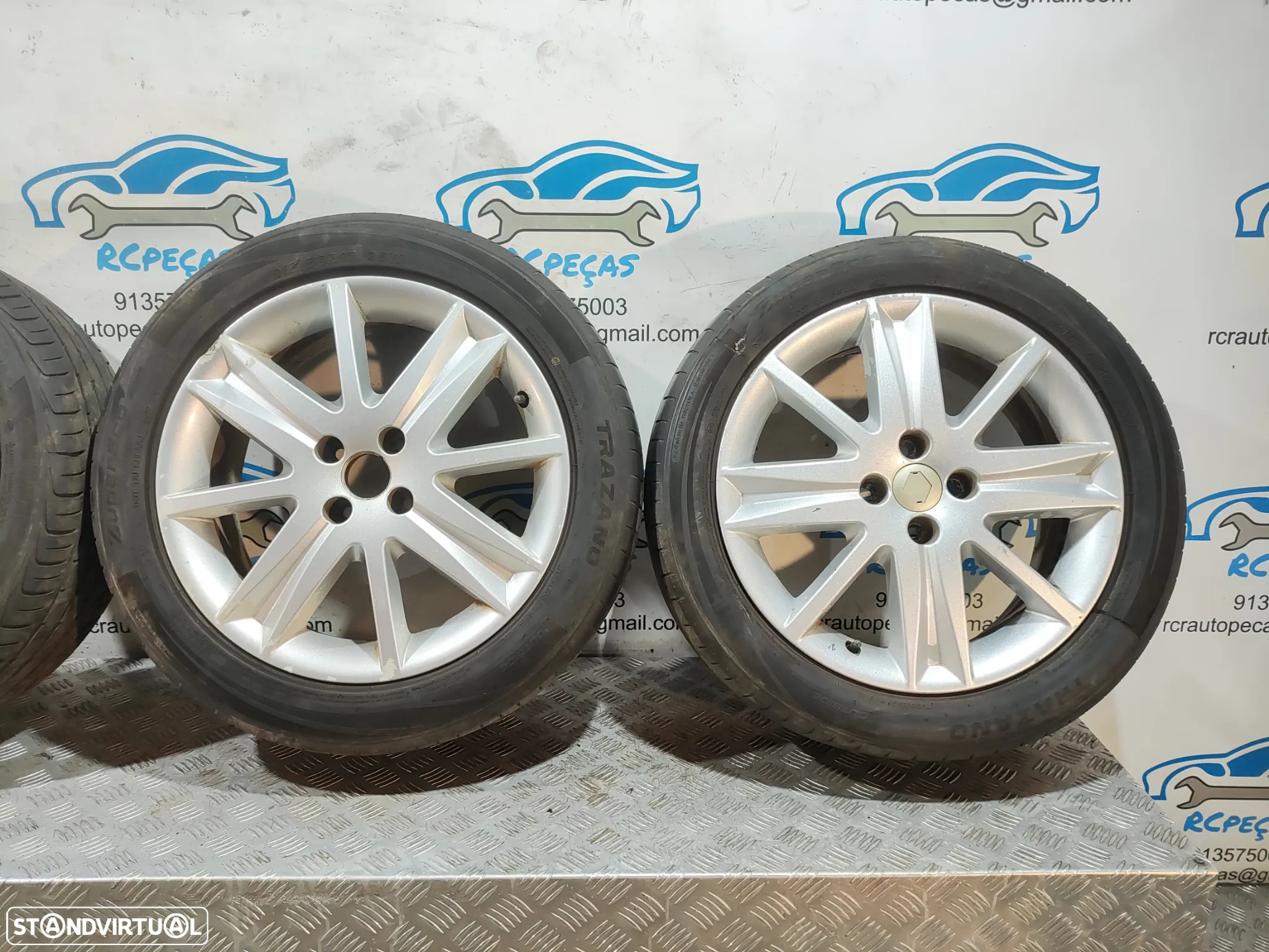 - Conjunto Jantes 17 Originais Renault Megane 2 MK2 6,5J ET49 4x100 - 5