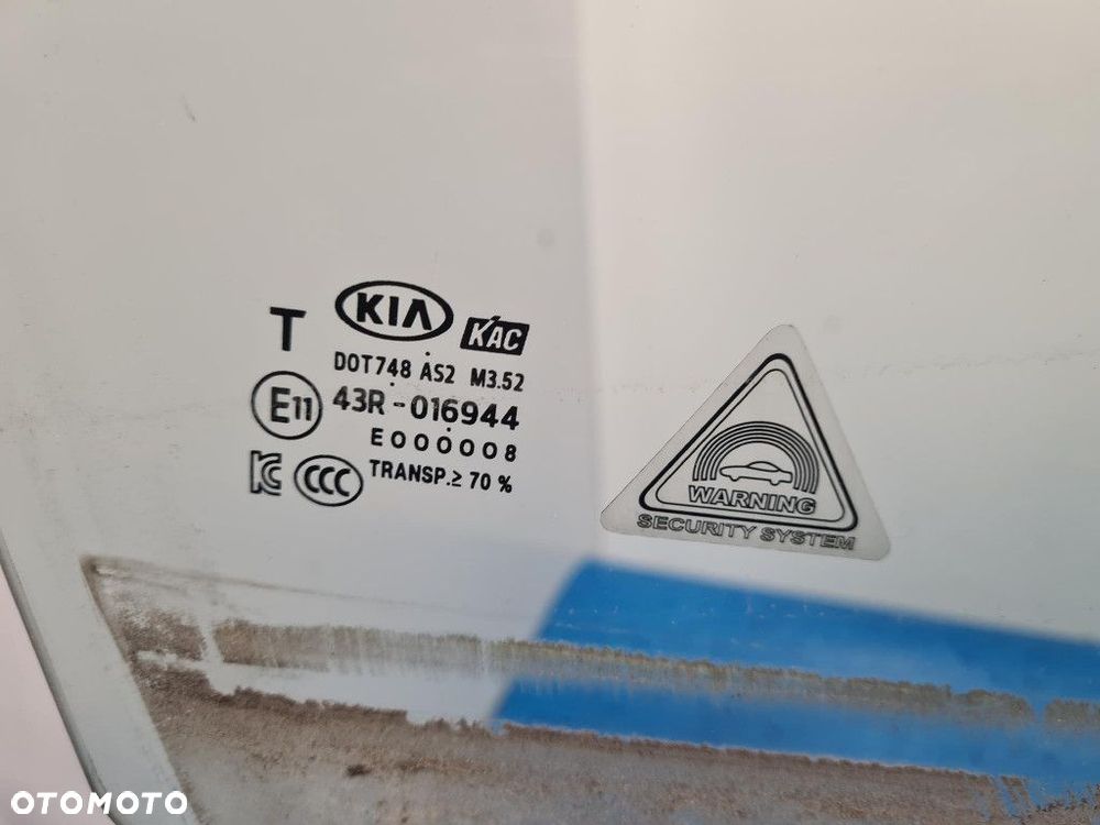 KIA RIO IV HB SZYBA DRZWI PRZÓD PRAWA  UD - 2