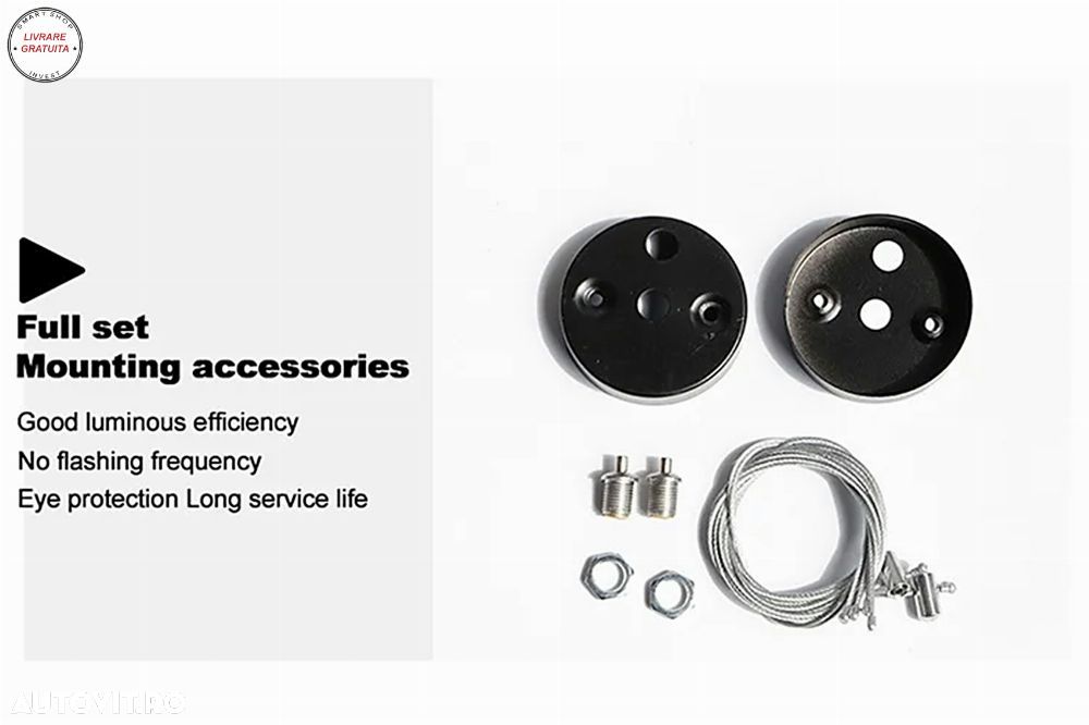 Candelabru Sistem de Iluminare Plafon Hexagon HoneyComb 6500K Diametru 60cm Reglab- livrare gratuita - 5