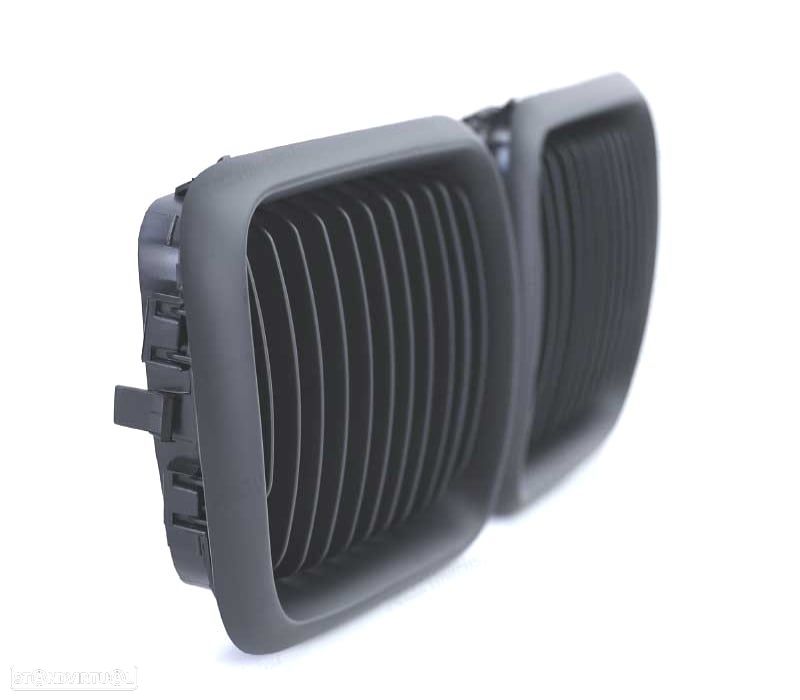 GRELHAS FRONTAIS BMW E36 96-99 LOOK M PERFORMANCE PRETO MATT - 4