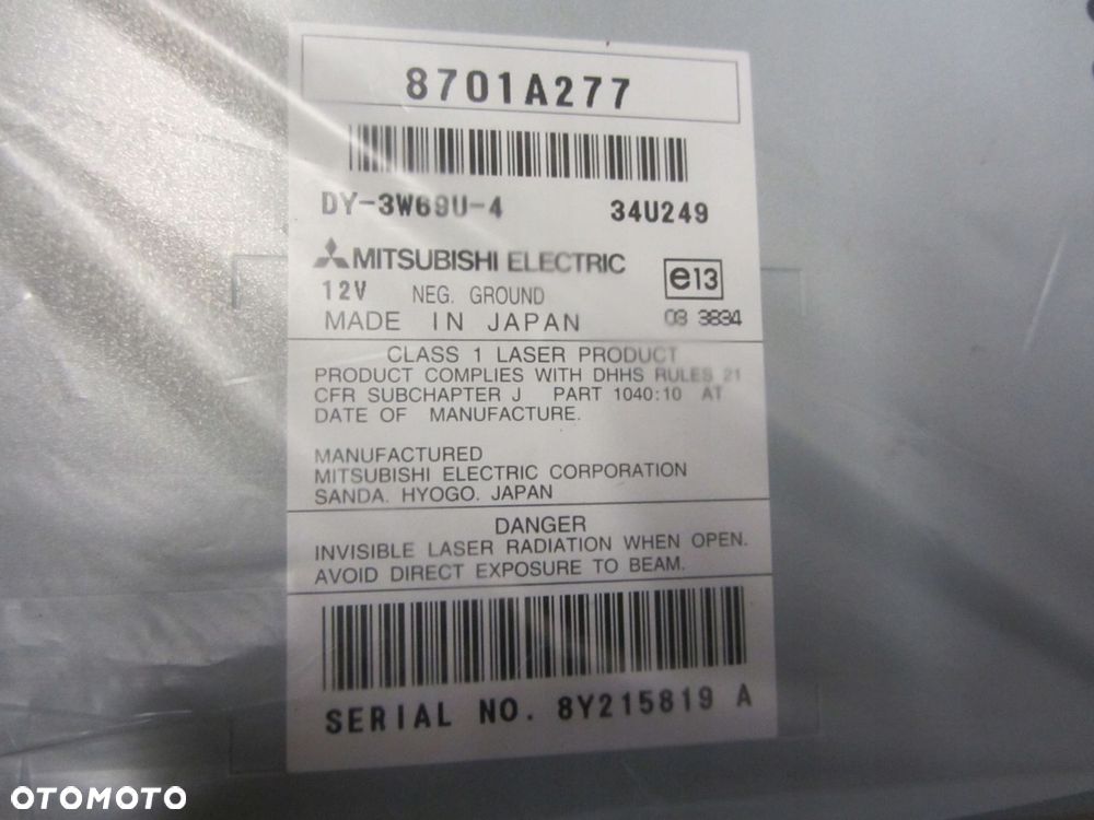 radio cd mitsubishi mn141319 dy-3w69u 34u249 - 2
