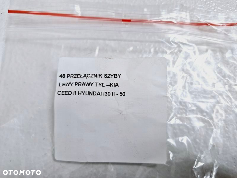 KIA CEED II 2 PRZEŁĄCZNIK PRZYCISK SZYB TYŁ LEWYPRAWY 93580-A2000 - 5