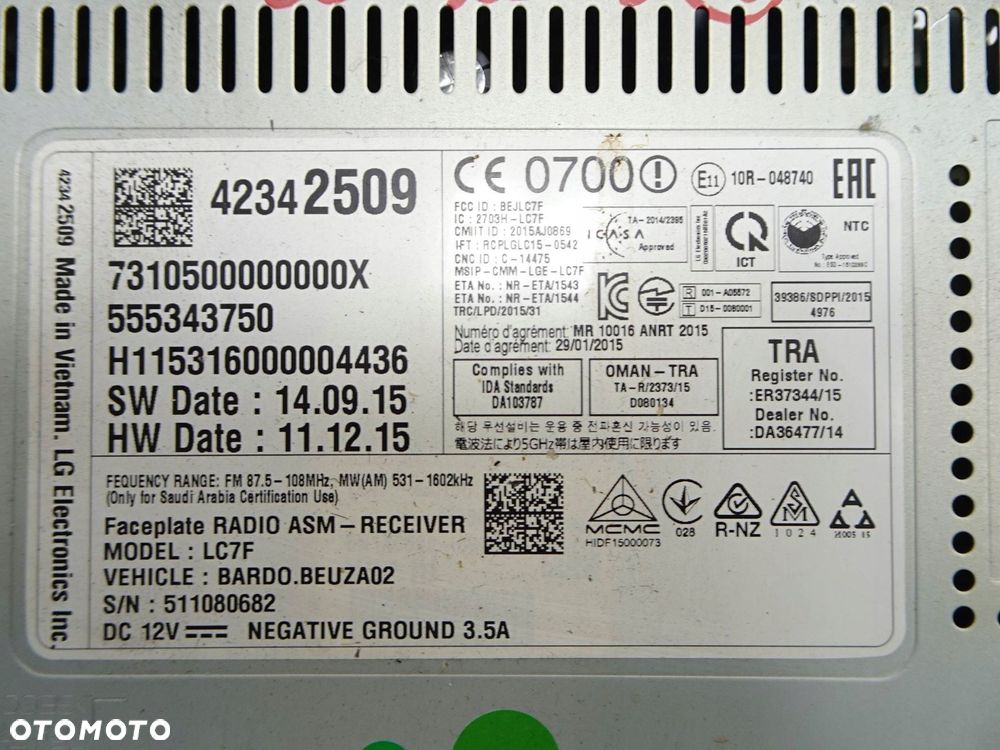 radio cd opel corsa e - 7