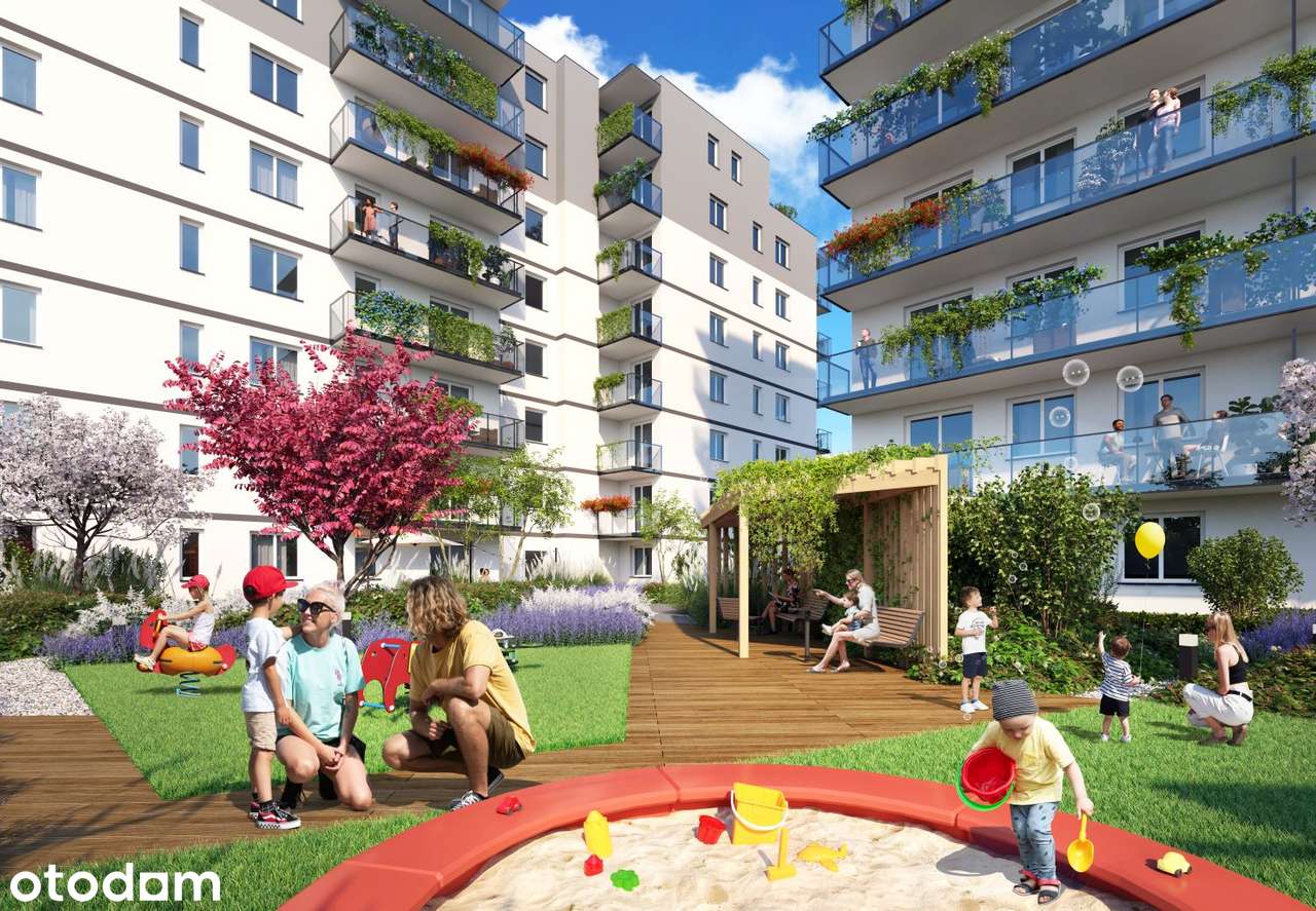3-pokojowe mieszkanie 60m2 + ogródek