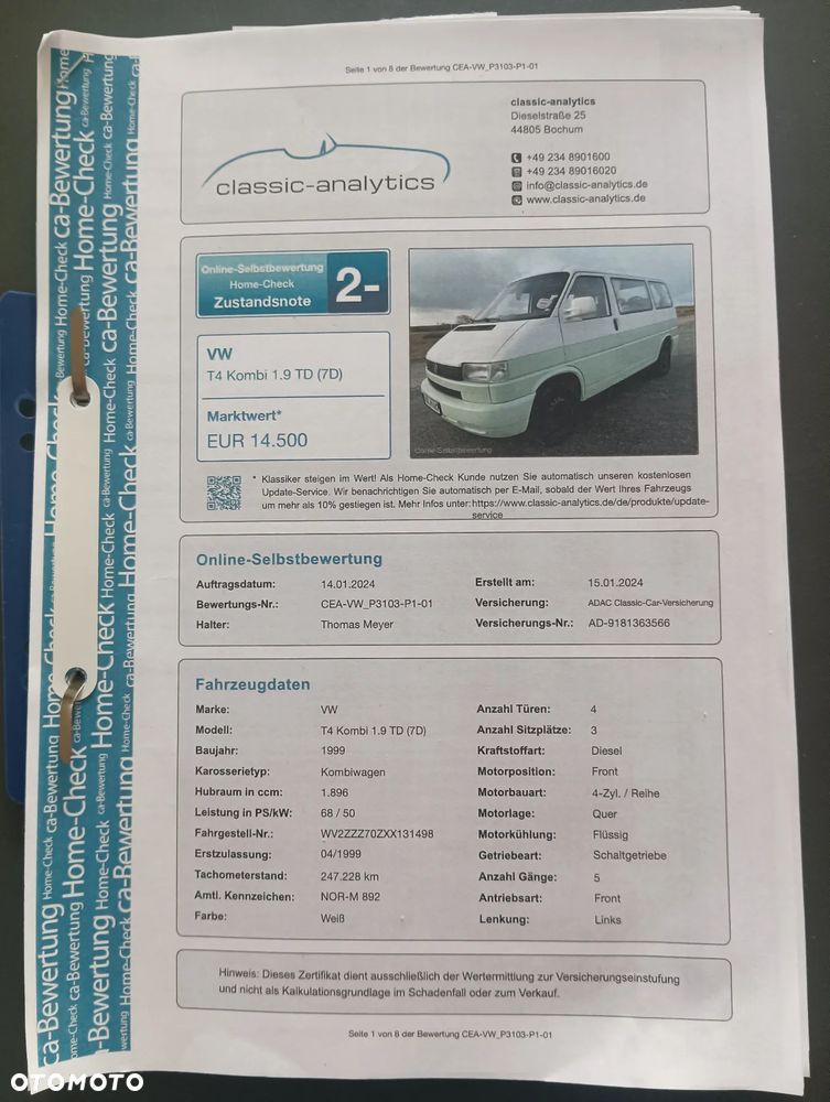 Volkswagen Transporter T4 TD - 22