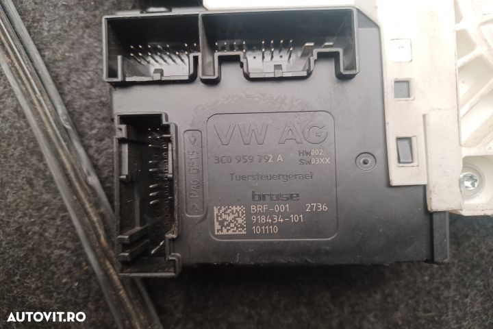 Macara geam fata stanga electrica 965697 3C0959792A 914850117 9628481 - 7