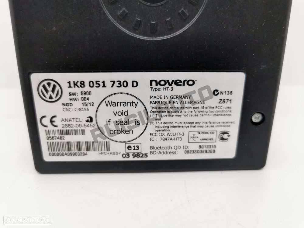 Módulo Bluetooth 1k805_1730d Vw Passat B7 Saloon [2010_2015] 2. - 2