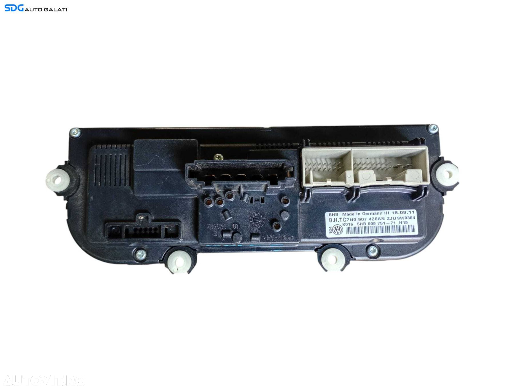 Panou Modul Unitate Comanda AC Aer Conditionat Clima Climatic cu Incalzire in Scaun Scaune Volkswagen Jetta 4 MK4 2010 - 2018 Cod 7N0907426AN 5HB009751 [LC0615] - 4