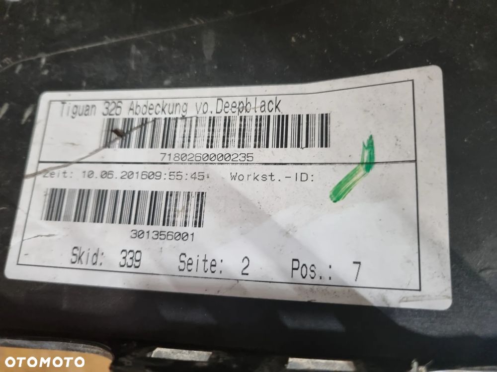 VW TIGUAN 5NA ZDERZAK PRZOD PRZEDNI - 8