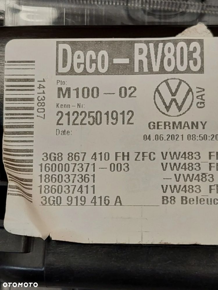 Zestaw nagłośnienia VW Arteon 2023 Harman Kardon FULL - 17