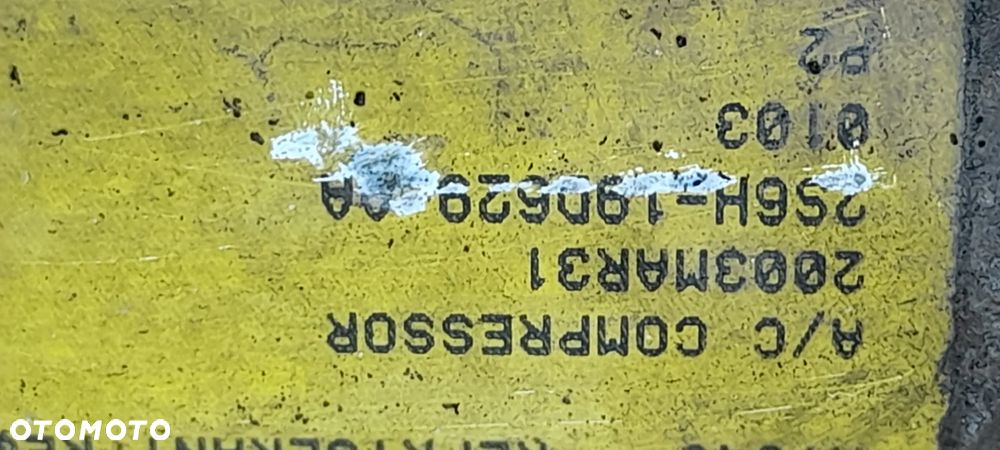 SPRĘŻARKA KOMPRESOR Klimatyzacji Ford 2s6h-19d629aa 2003mar31 - 2
