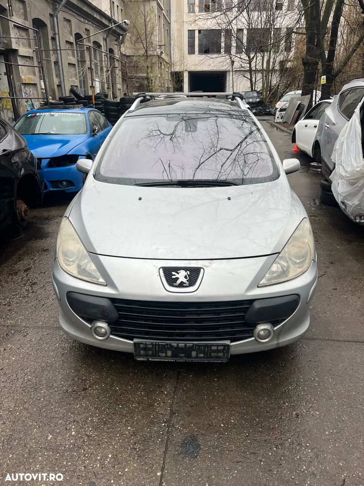 Dezmembrez Peugeot 307 SW facelift break 2006 1,6 HDI gri argintiu - 2
