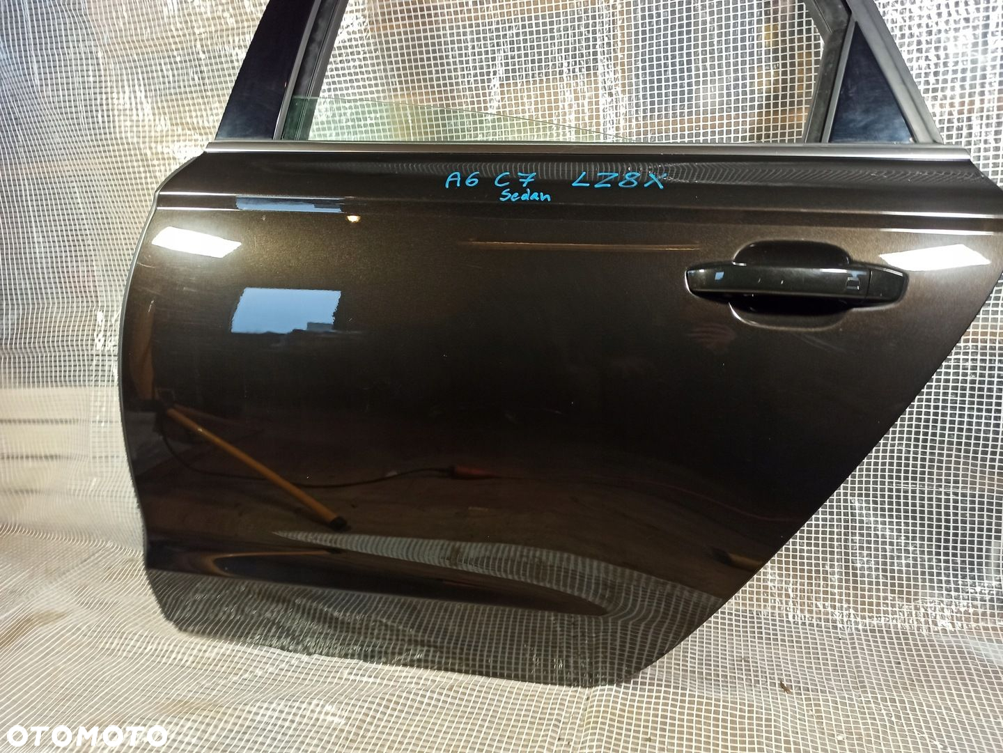 AUDI A6 C7 4G0 SEDAN DRZWI LEWE TYLNE TYŁ LY8X KOMPLETNE W KOLOR 130 MIKRON - 7