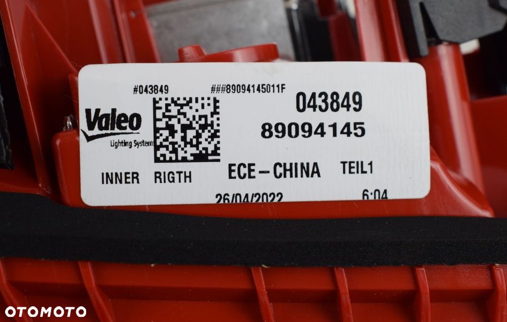 AUDI A6 C6 LIFT FL 08-11 KOMBI LAMPA TYLNA TYŁ W KLAPĘ PRAWA LEWA KOMPLET LEDOWA NOWA VALEO ORI - 6