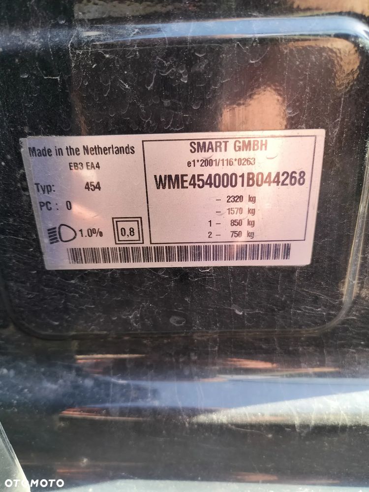 KOMPLETNY SILNIK SMART FORFOUR I 1.5 CDI 68 KM KOD LAK. EBE 3 EA4 DO ODPALENIA W AUCIE !! - 25