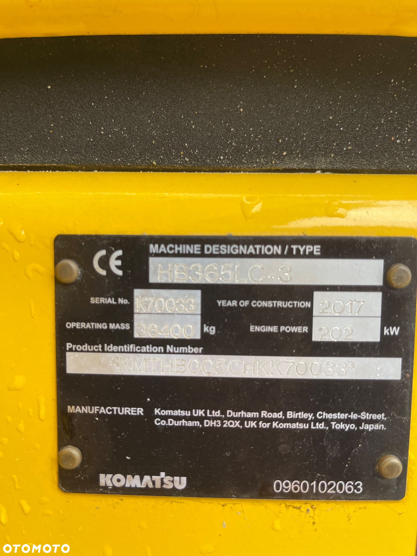 Komatsu HB 365LC - 16
